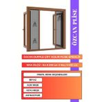 Pileli Plise Sineklik Sürgülü Çift Kanatlı Double Sineklik En 0-250 Cm X Boy 0-220 Cm