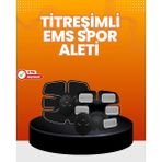 Pileli Store 2025 A Kalite Ems Titreşimli Fitness Aleti Hızlı Kas Yapma Teknolojisi - 000-Siyah