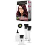 Pileli Store 2x2 Tüp Krem Saç Boyası Seti Şarap Kızılı No:4.65