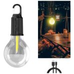 Pileli Store 3 Farklı Mod Led'li Şarjlı Asma Kancalı Kamp Lambası Taşınabilir Ampul - 1 - Renkli