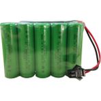 Pileli Store 6V 5S1P Aa 800 Mah Kablo + Siyah Konnektörlü Oyuncak Pili (72) - Çok Renkli