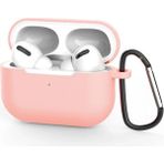 Pileli Store Ally Apple Airpods Pro Ince Slim Silikon Kılıf+Anahtarlık - Kırmızı