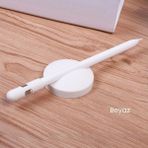 Pileli Store Ally Apple Pencil Kalem Silikon Kılıf ve STAND-(5775) - Beyaz