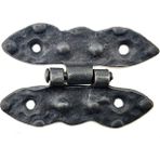 Pileli Store Antika Tarz Dekoratif Pirinç Bodur Menteşe - 75X50 Mm, Oksit - Renkli - 1