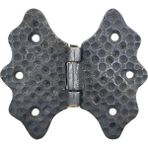 Pileli Store Antika Tarz Dekoratif Pirinç Kelebek Menteşe - 92 Mm, Oksit - Renkli - 1