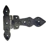 Pileli Store Antika Tarz Dekoratif Pirinç Kuyruklu Düğmeli Menteşe No1 - 117X142 Mm, Oksit - Renkli