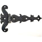 Pileli Store Antika Tarz Dekoratif Pirinç Kuyruklu Kelebek Menteşe - 94X147 Mm, Oksit - Renkli
