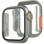 Pileli Store Apple Watch 40MM Watch 49MM Kasa Dönüştürücü ve Ekran Koruyucu - Yıldız Işığı - Renkli