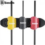 Pileli Store Baseus Cable Fixer Kit Kablo Organizatör Tutucu ve Ayrıştıcı - Siyah