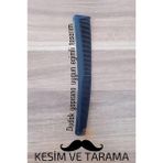 Pileli Store Bıyık Kesim ve Tarama Tarağı Eğimli Bıyık Tarağı - Renkli - standart