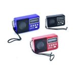Pileli Store Bluetoothlu Nostaljik Radyo USB Mp3 Player RT-303 - Renkli
