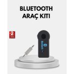 Pileli Store Car Bluetooth Aux Oto Mp3 Player Kablosuz Müzik ve Görüşme Cihazı