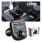 Pileli Store Carx8 Digital Ekran Bluetooth Araç Kiti Mp3 Fm Transmitter - 1 - Renkli