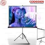 Pileli Store Codegen 180 x 180 Projeksiyon Perdesi DLP Işık Kaynağı Bluetooth Bağlantı Taşınabilir Kullanım - 0 - Siyah