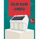 Pileli Store Dış Mekan Solar Duvar Lambası – 120° Hareket Algılama, 3 Işık Modu - Renkli