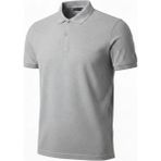 Pileli Store Erkek Polo Yaka Düğmeli Pike Kumaş Tişört Regular Fit Kısa Kol T-Shirt - Gri