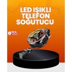 Pileli Store Evrensel Uyumlu Akıllı Telefon ve Tablet Soğutucu - (ClearEyelets)Black-RadiantOrchid - 1