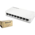 Pileli Store Gigabit Ethernet Switch 8 Port - Beyaz HDX1365
