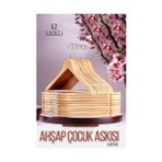 Pileli Store Hsnet Mini Ahşap Çocuk Elbise Askısı 12 Adet