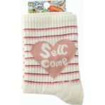 Pileli Store Kalp Kolej Çorap 8*28 - Standart - Açık Pembe