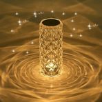 Pileli Store Kristal LED Kumandalı ve Dokunmatik Masa Lambası - Renkli - 1