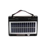 Pileli Store KTF-1428 Taşınabilir Güneş Enerjili Bluetooth Radyo Hoparlör – Şarjlı Radyo Mp3 Aux Girişl