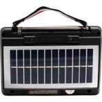 Pileli Store KTF-1428 Taşınabilir Güneş Enerjili Bluetooth Radyo Hoparlör – Şarjlı, Radyo, Mp3, Aux Girişli