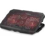 Pileli Store Laptop Soğutucu 4 Fan LED - Siyah HD2008 - Renkli - 1