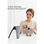 Pileli Store Metal Konik Fındık ve Ceviz Kırıcı - Döküm Ceviz Fındık Kıracağı - 000-Siyah - standart