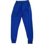 Pileli Store Parlak Kadife Cepli Pantolon Eşofman Pijama Altı Unisex Lastikli Paça Mavi - Renkli - -- - XL