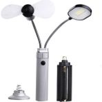 Pileli Store Pervane ve Mıknatıslı Masa Lambası WT-093 - Renkli - 1 W