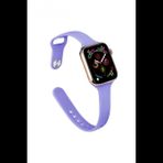 Pileli Store Pilelistore Apple Watch 42MM Klasik Kordon - Mor - Çok Renkli