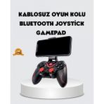 Pileli Store Pilelistore Bluetooth Gamepad Kablosuz Oyun Kumandası Tek Cihaz Destekli - Renkli