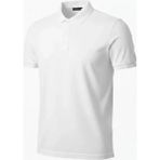 Pileli Store Pilelistore- Erkek Pike Kumaş Düğmeli Yaka Regular Fit Günlük Kısa Kol Tişört T-Shirt - Beyaz - XL