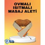 Pileli Store Pilelistore Kas Ağrılarına Iyi Gelen Ovmalı Isıtmalı Boyun Omuz Bel Masaj Aleti - Renkli