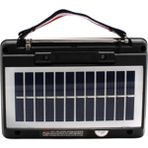 Pileli Store Pilelistore KTF-1428 Taşınabilir Güneş Enerjili Bluetooth Radyo Hoparlör – Şarjlı, Radyo, Mp3, Aux Girişli