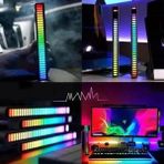 Pileli Store Pilelistore Rgb Sese Duyarlı Taşınabilir Ekolayzer LED Çubuk - Çok Renkli