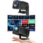 Pileli Store Projektör Siyah Android Taşınabilir Sinema Projeksiyon Wifi Destekli En Güncel Sürüm Akıllı