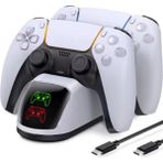 Pileli Store Ps5 Dualsense Şarj Istasyonu Playstation 5 Uyumlu Charging Station