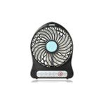 Pileli Store Şarjlı Taşınabilir Mini Fan - Vantilatör - 1 - Renkli