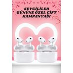 Pileli Store Sevgiliye Hediye Çift Kulaklığı Yeni Nesil Pro Kulaklık Sevgililer Gününe Özel Kampanya - Renkli - 1