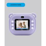Pileli Store Termal Baskı Özellikli Mini Kamera Mor - Renkli