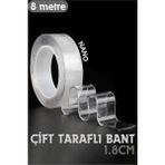 Pileli Store Turk 8 Metre Çift Taraflı Yapıştırıcı Bant Çivisiz Montaj - standart - Renkli - 1 Adet