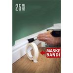 Pileli Store Turk Maskeleme Bandı 25 Metre Çıkarılabilir Boyacı Bandı - standart - Renkli - 1 Adet