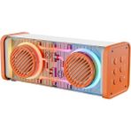 Pileli Store Turuncu-Beyaz Kablosuz Hoparlör - Speaker Taşınabilir Mp3 Işıklı USB Şarjlı Bt - Aux - Tes 10 mt Menzil 1200MAH Pil - 10W (4887)