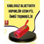 Pileli Store Uzun Pil Ömürlü Bluetooth 5.1 Hoparlör