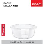 Pileli Store Yuvarlak Şeffaf Badya 1 Adet 1 No ROYALEKS-E173 - Renkli
