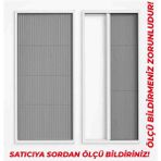Pileli Sürgülü Stor Pencere Sinekliği | En =50 BOY=100 |, | En= 50 BOY=105|, | En=45 BOY=100| Özel Ölçü Bildiriniz - Beyaz