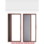 Pileli Sürgülü Stor Pencere Sinekliği | En= 50 BOY=100|, | En=50 BOY=105|, | En=45 BOY=100| Kahverengi| Ölçü Bildiriniz - 105 x 50