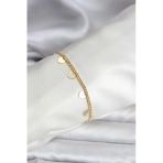 Pilelistore 14K Gold Renk Kaplama Kalpli Model Cm Kadın Bileklik - Tj-Bb8131